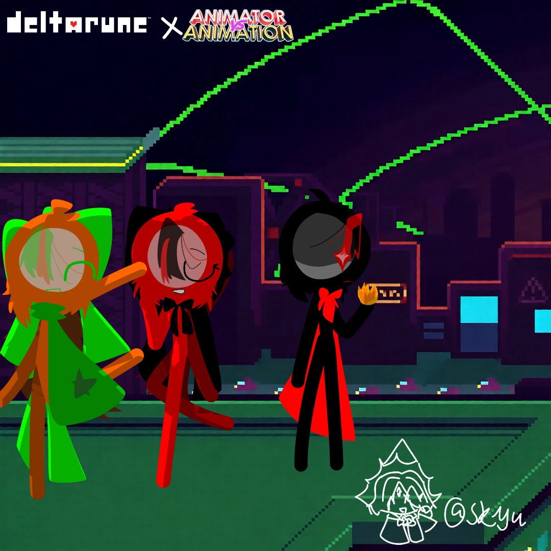 deltarune X Animator vs. Animation---A funny fan art | Fandom