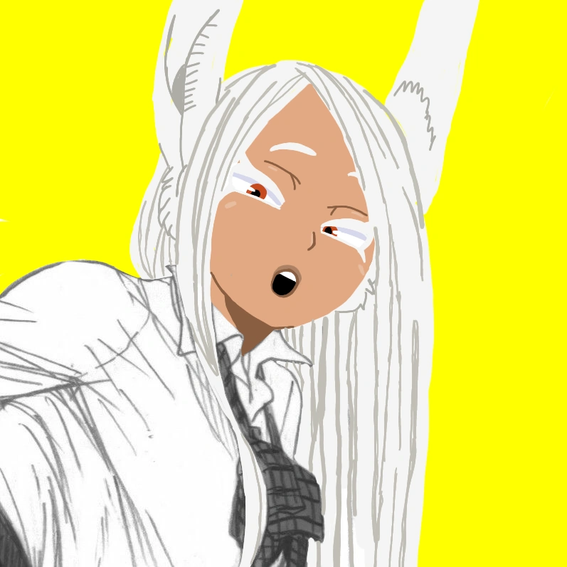 Rumi Usagiyama she is a bit funny looking! I was doing her in class 🤣 I