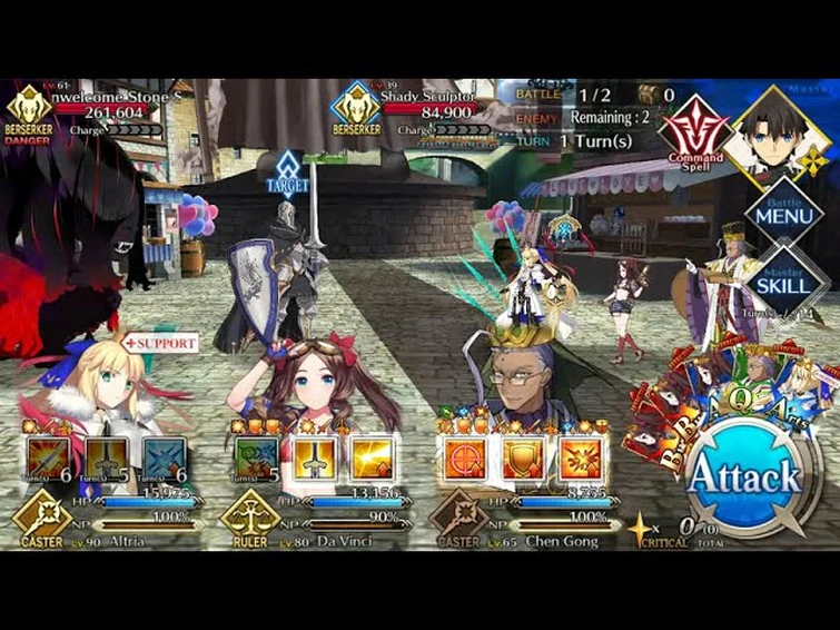 [FGO NA] Valentine 2025 - 90++ Chen Gong & S. Da Vinci 2T 5CE