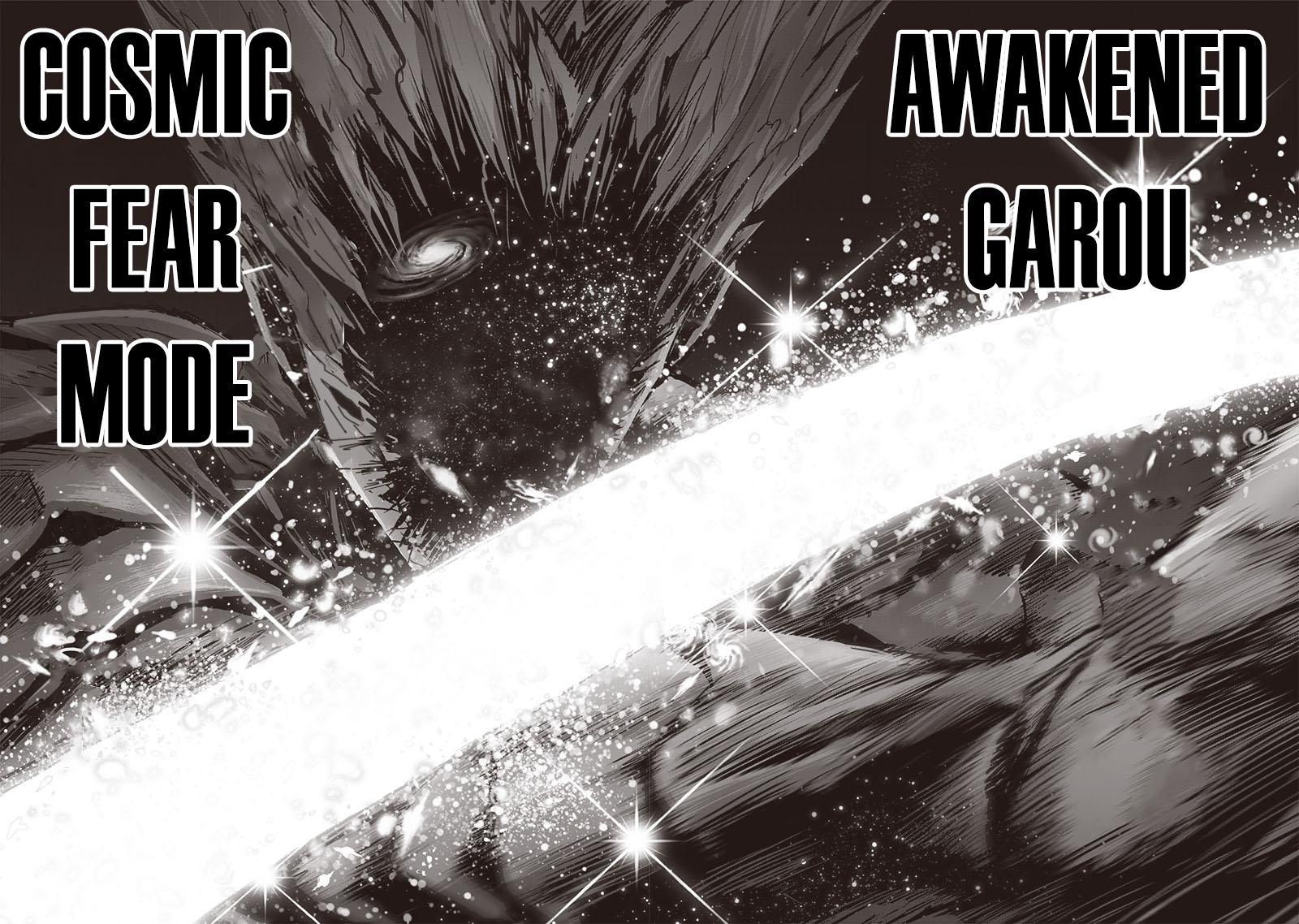 Cosmic fear mode: cosmic garou from one punch man