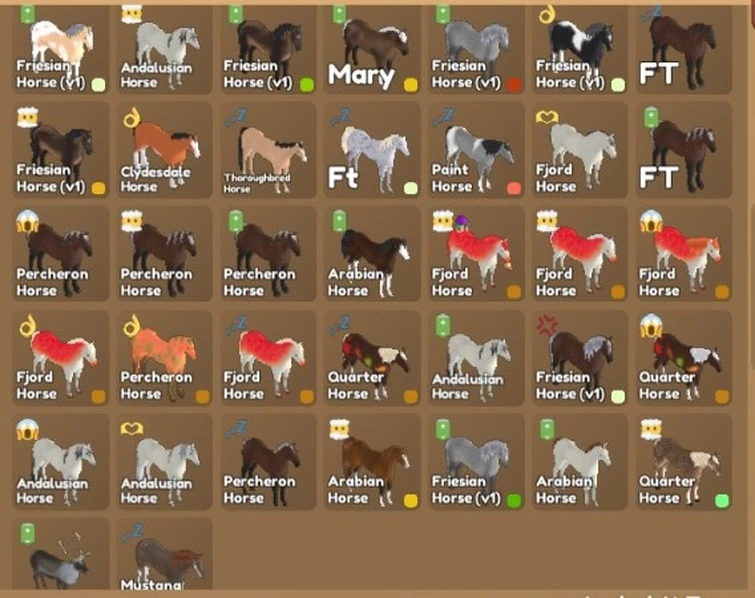 Trading Horses & Event Dyes!! MLF VAL FRI!! FEEL FREE TO ASK FOR MORE