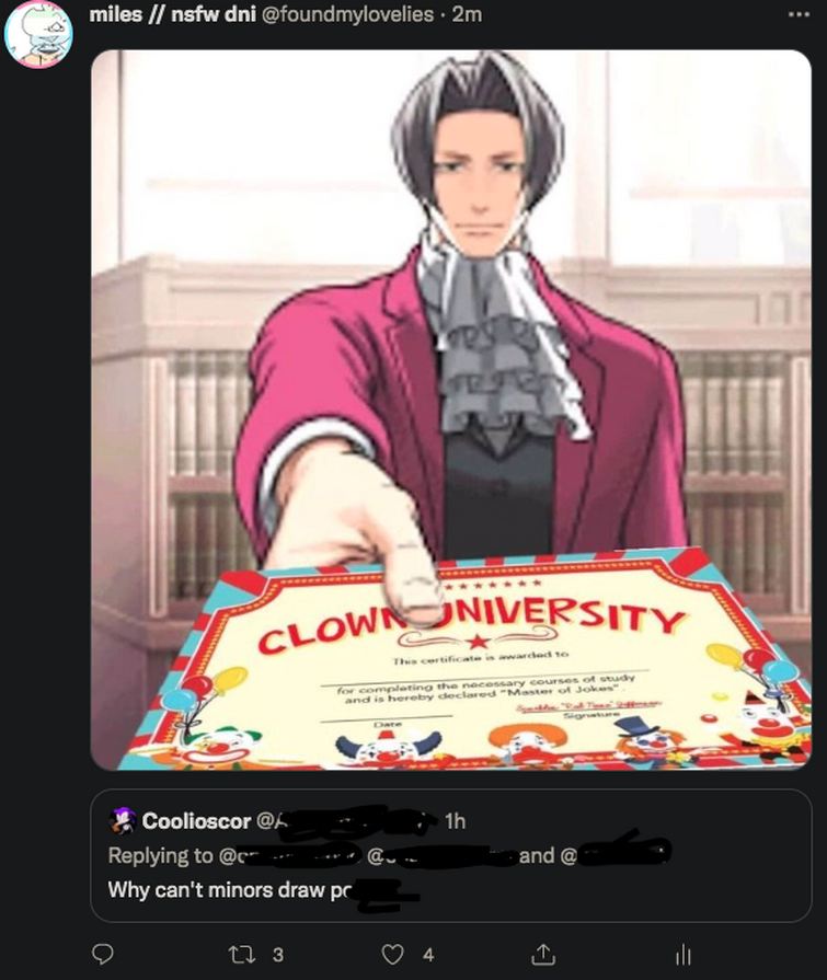 Attorney clown. Ace attorney клоун. Удостоверение клоуна Ace attorney. Удостоверение клоуна Эджворт. Moe Ace attorney.