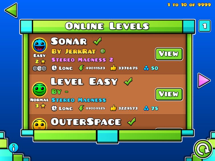 If Geometry Dash had correct version names. Tbh, I still think