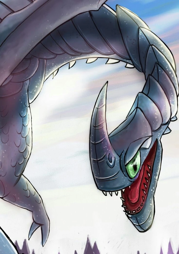 Как нарисовать шипореза дракона