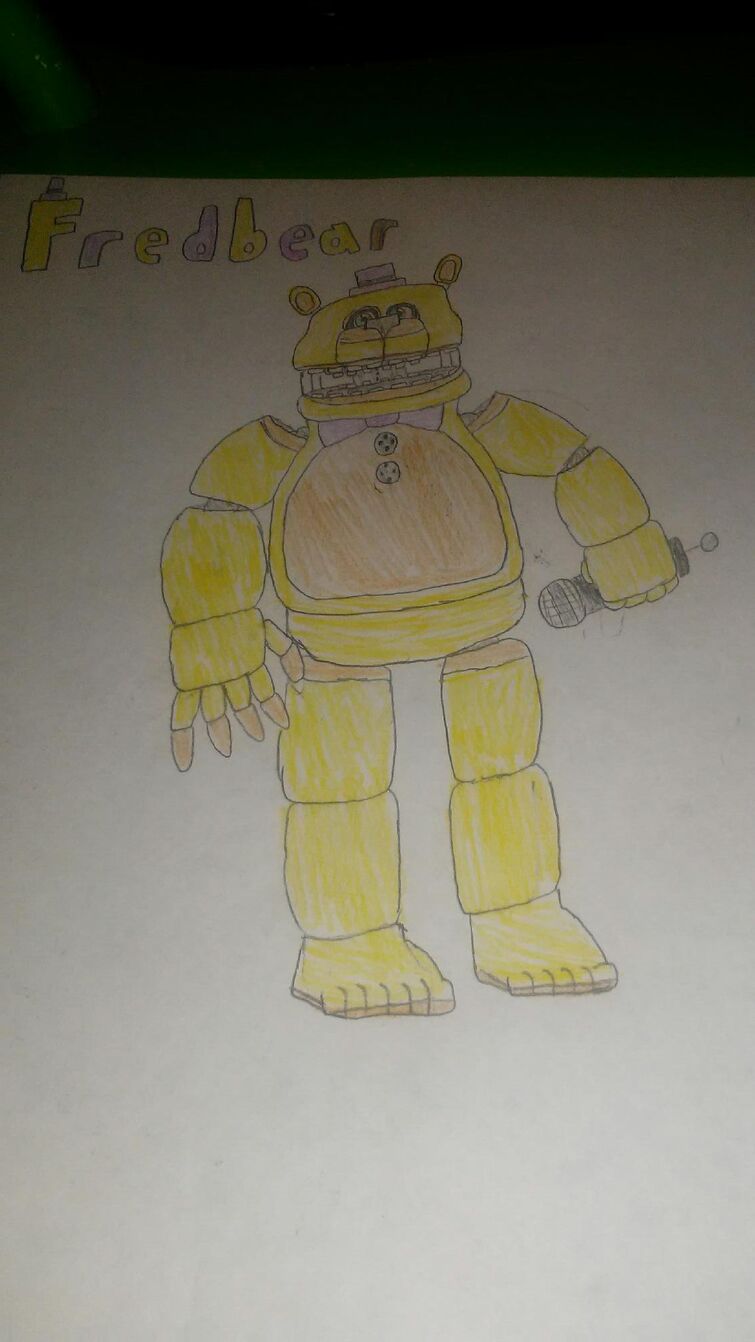 I drew Fredbear