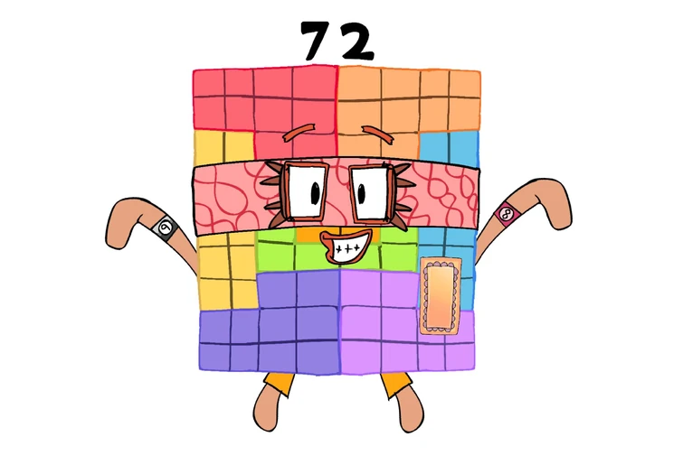 Numberblock fan made designs (part 1): 72 and 18 | Fandom