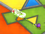 Hydra Rocket Pods burst from multiple explosions coming out of a missile projectile