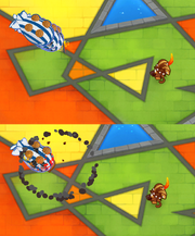 MOAB Domination throwing a special kylie at long range and exploding