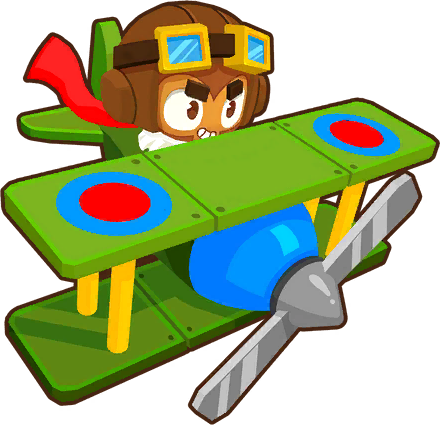 the Flying Fortress does more damage than a true sun god without sacrifices.  at least without monke knoledge (I put down the Flying Fortress after the  Bloons, I picked a bad, got