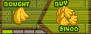 More Bananas icon on left