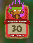 Uncommon Activiated Ability Card