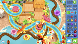Wizard Lord Phoenix 2 Million Pops on Peninsula! : r/btd6