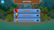 Small Monkey Towers Option in options menu