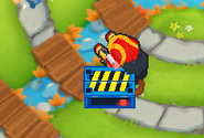 Bloon Trap on the map in BTD6