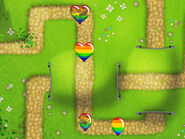 Every Rainbow Bloon type in BTD5 Mobile