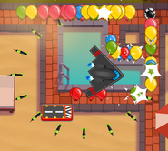 Operation: Dart storm shooting 16 darts per shot outwards from where the plane was