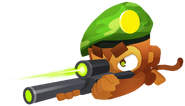 Sniper Monkey as seen in the main menu