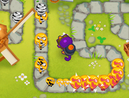 Corrosive Glue corroding bloons