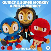 Super Quincy and Ninja Plush
