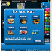 BTD4 set game mode