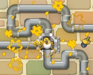 Glue Striker using its ability.