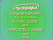 Bloons insanity win screen