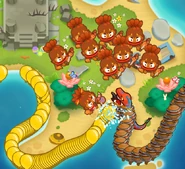 17/24 Velociraptor versus Fortified Ceramics, one shot into Yellows