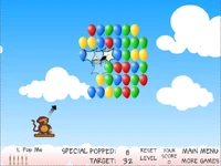 Dart as it pops bloons