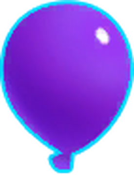 purple balloons