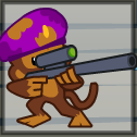 Sniper Monkey with Point Five Oh upgrade artwork