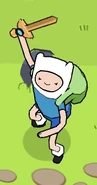 Finn with Unimaginably Amazing Sword