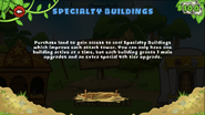 Specialty buildings help