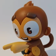 Dart Monkey Vinyl angled in close-up shot (source)