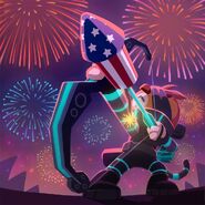 Cyber Quincy Fireworks in a tweet that celebrates the 2020 American Indepedence Day