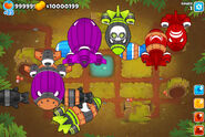 All of the MOAB Class Bloons in BTD6, including the fortified versions