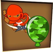 The Camo Bloon icon