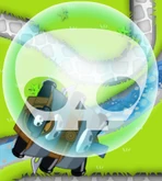 The result of destroying a B.F.B. with the MOAB Takedown.