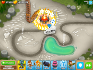 Inferno Ring roasting bloons