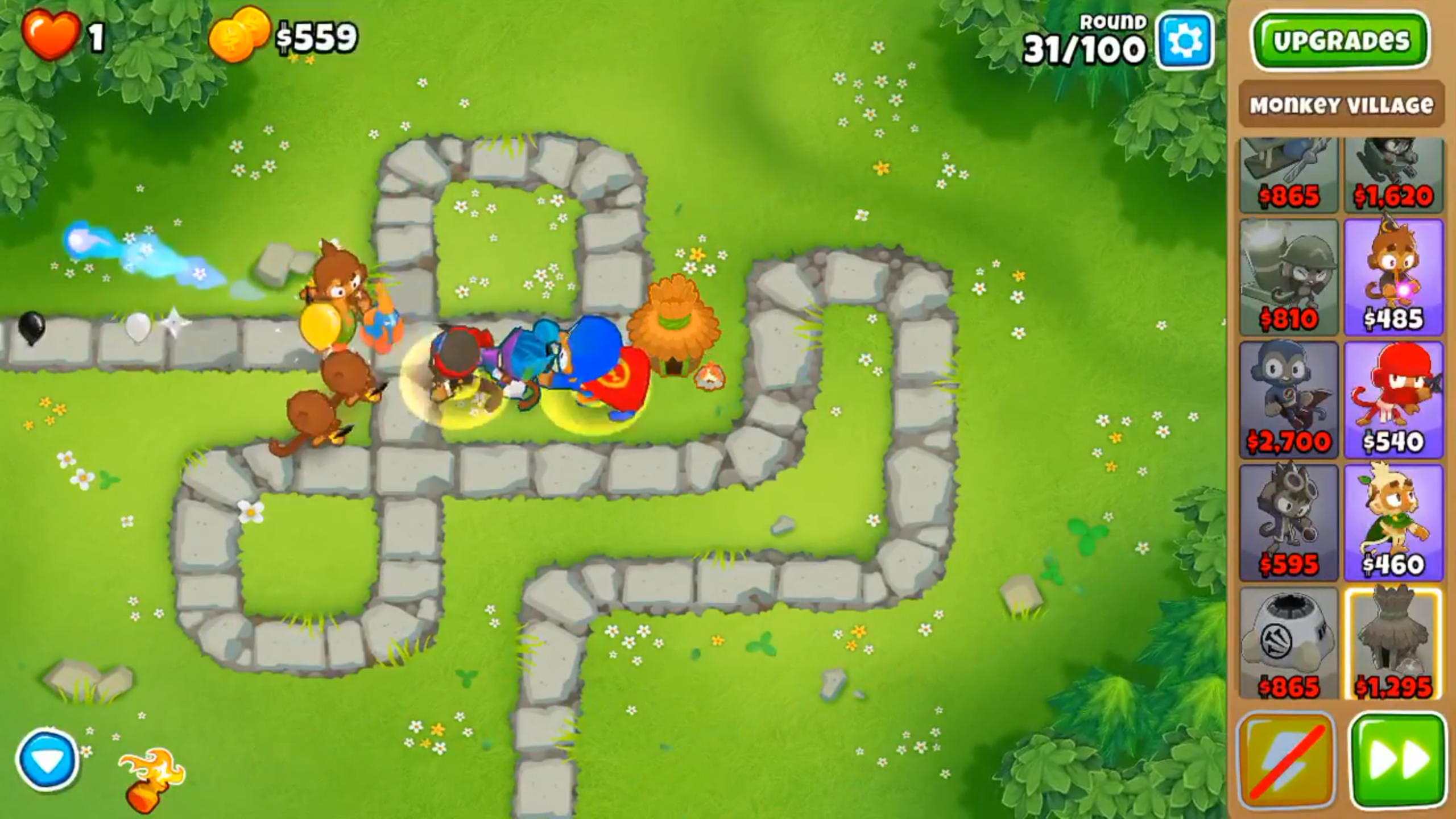 QUEBRANDO BLOONS TD 6 COM ESSA TORRE SECRETA QUE FAZ TODOS OS BOSS