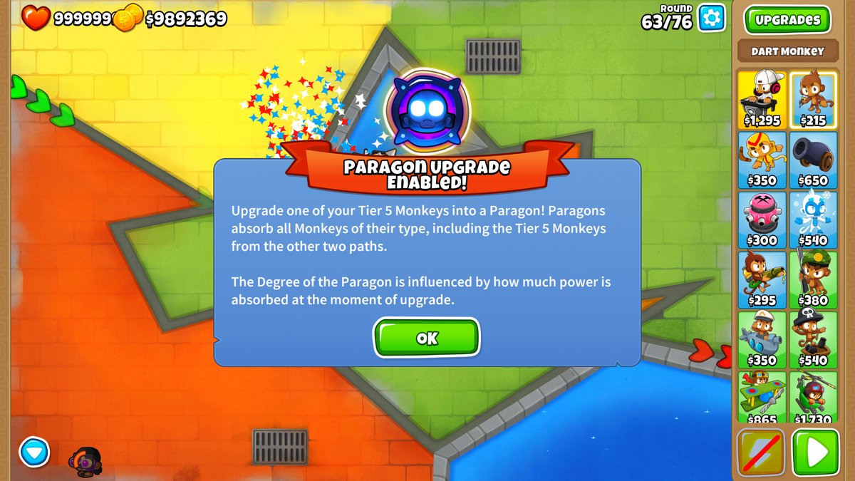 O NOVO PARAGON QUE SURPREENDEU A TODOS - BLOONS TD 6 