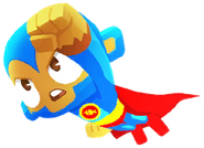 Super Monkey as seen in the main menu