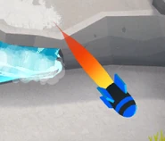 Master Builder's Blue Mega Sentry's missile