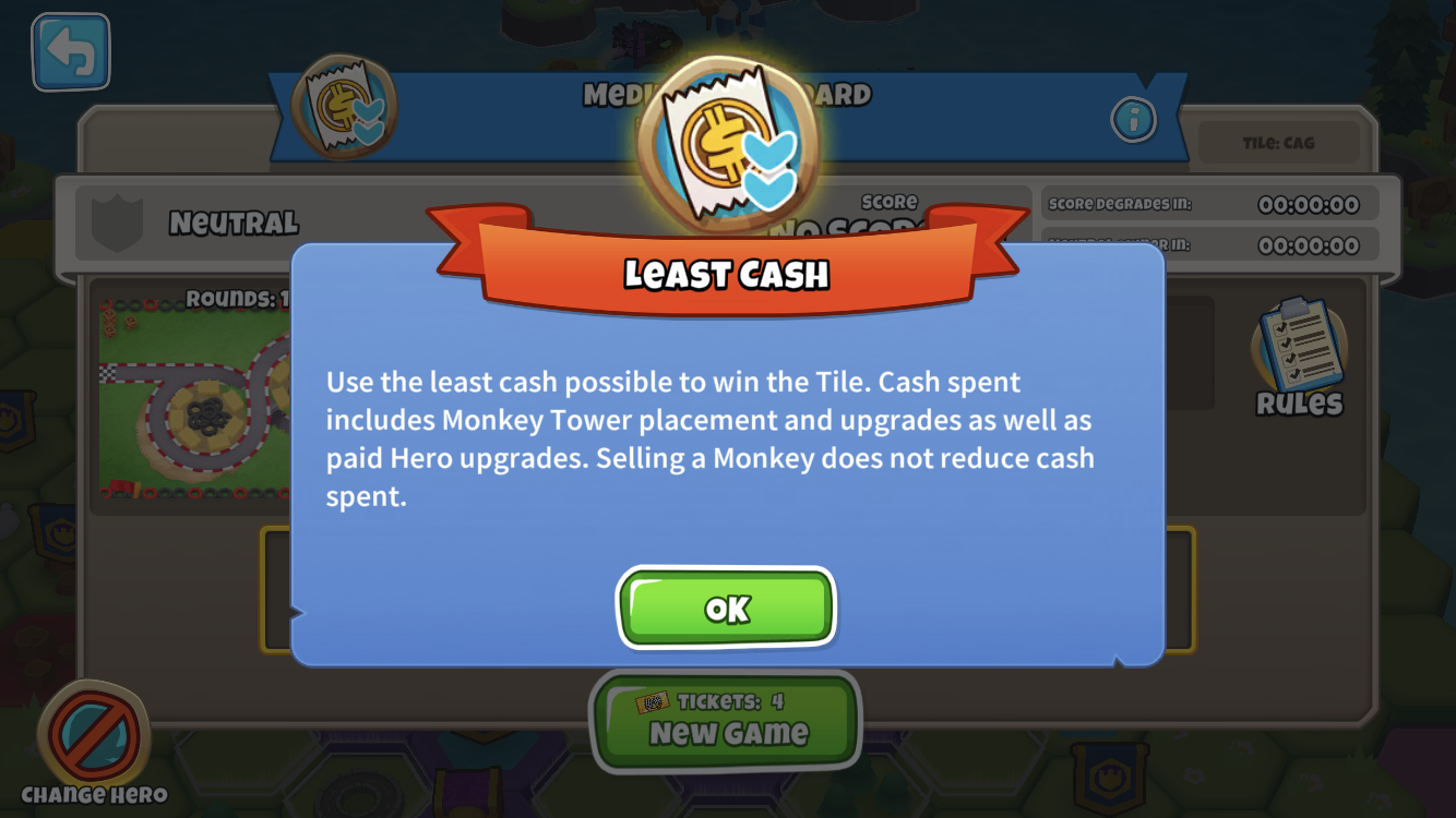 Least Cash, Bloons Wiki