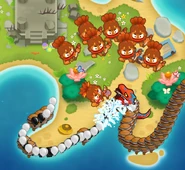 16/24 Velociraptor versus Fortified Ceramics, one shot into Blacks and Whites