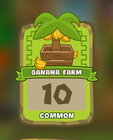 Common Banana Farm Card