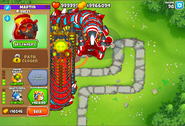 Shattering Shells defortifying all Fortified BFBs on Round 98, as of Version 23.0