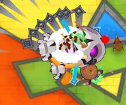 Ascended Shadow throwing 8 shurikens per shot and 3 bursted mini-shurikens without MK