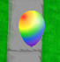 A Rainbow Bloon in Bloons Tower Defense 2