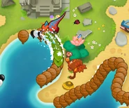 Velociraptor stun bonus triggered on Ceramics (pre-38.0 footage)