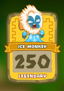 Legendary Ice Tower Card with Absolute Zero upgrade